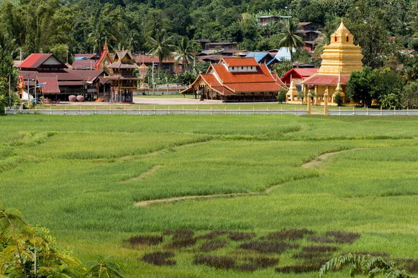 Landscape Wat Sri Pho Chai Templom Szimbóluma Haeo Látnivalók Loei — Stock Fotó