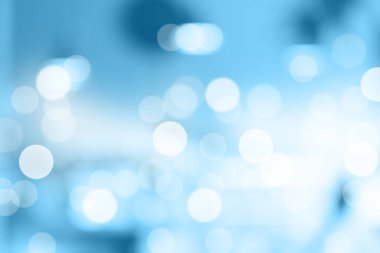 Bulanık açık mavi eğimli bokeh soyut arkaplan