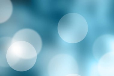 Arkaplan için mavi bulanık bokeh özeti.