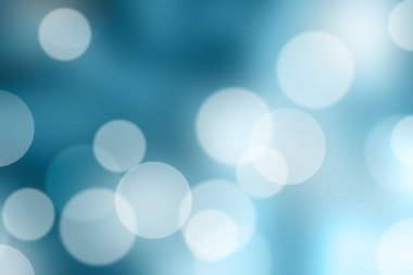 Arkaplan için mavi bulanık bokeh özeti.