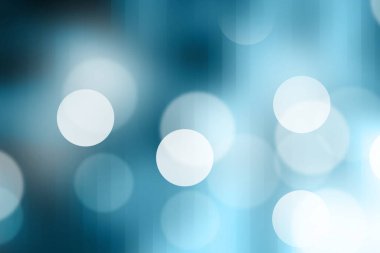 Arkaplan için mavi bulanık bokeh özeti.