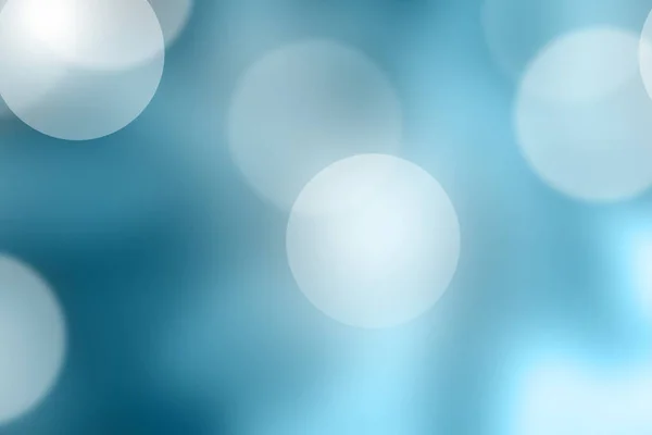 Blue Blurred Bokeh Abstract Background — Stock Photo, Image