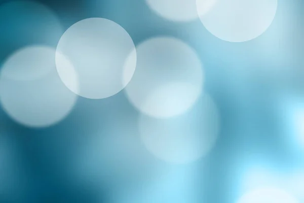 Blue Blurred Bokeh Abstract Background — Stock Photo, Image