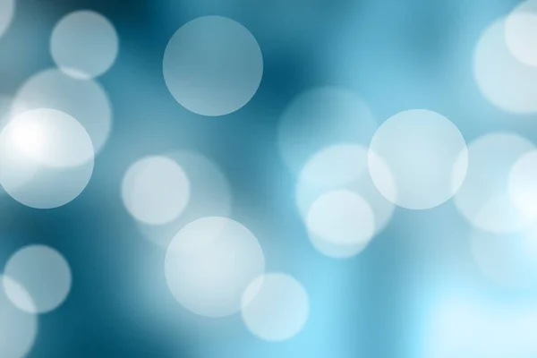 Blue Blurred Bokeh Abstract Background — Stock Photo, Image