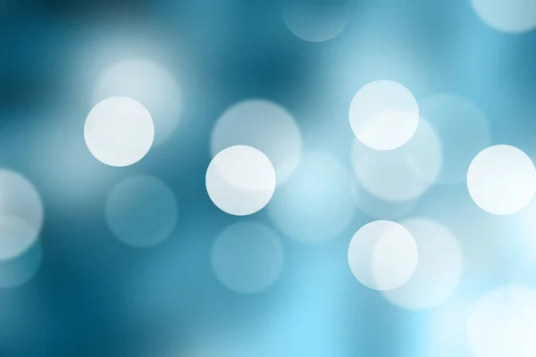 Blue Blurred Bokeh Abstract Background — Stock Photo, Image