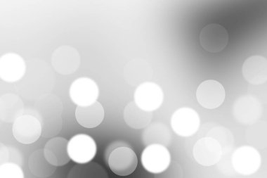 Arkaplan için gri bokeh bulanık ışık özeti.