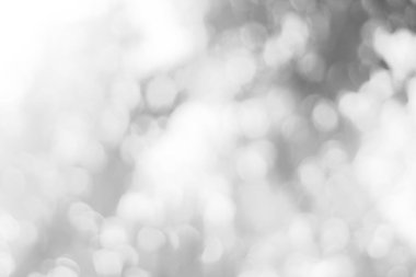 Bulanık açık gri gradyan bokeh soyut arkaplan.