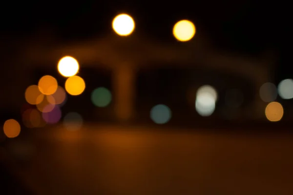 Разряженный Городской Ночной Фильтруемый Боке Абстрактный Фон — стоковое фото