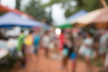 Yapılan arka plan için açık pazar tasarımının bulanıklığı.