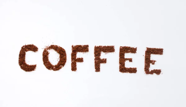 コーヒー粉から作られたコーヒーのこと — ストック写真