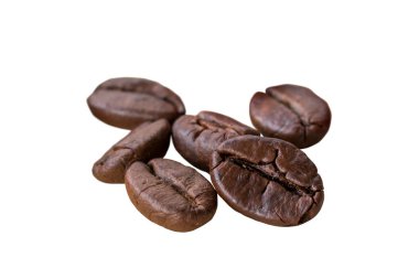 Kahve çekirdekleri izole edilmiş, Arabika kahvesinden elde edilen kavrulmuş kahve ürünü. Bu dosyanın klip yolları menü tasarımı, broşür, dergi, gıda sektörü veya diğer endüstriyel işler için kullanışlı