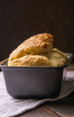 taze pişmiş ev yapımı beyaz ekmek