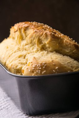 taze ve güzel kokulu el yapımı ekmek