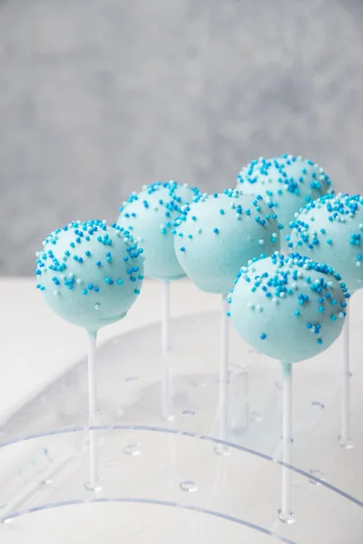 Cake Pops White Chocolate Children Parties — Stock Photo, Image