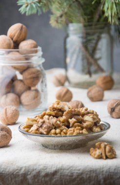 ahşap kase karışık Kuruyemiş