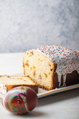  Paskalya pişirme: paskalya kek :  