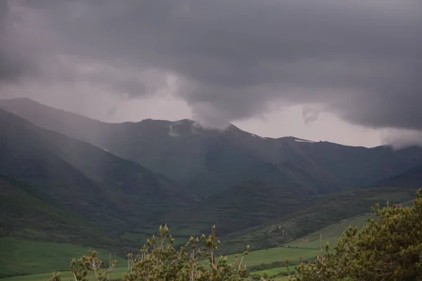 Rain in the mountains. Tatev, Armenia