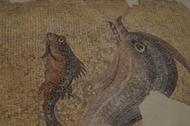 Baalbek, Lübnan 'daki antik bir mozaiğin parçası