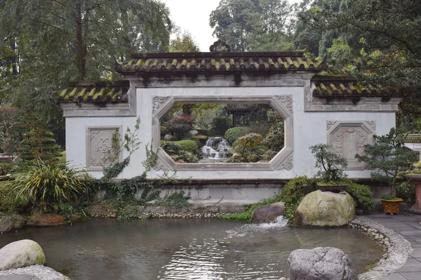 Dujianguan Sichuan Kina Novenber 2016 Bonsai Trädgård Dujiangyan — Stockfoto