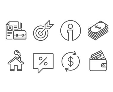 Dolar ayarla, mesaj ve beyaz arka plan üzerinde izole Usd Döviz simgeler indirim