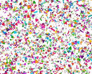 Soyut geometrik desen. Arka plan ile renkli şekiller. Mozaik grafik tasarım. Afiş, poster, el ilanları için canlı zemin. Vektör