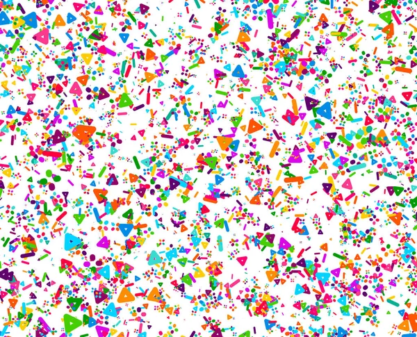 Abstrakte Geometrische Muster Hintergrund Mit Farbigen Formen Mosaik Grafikdesign Lebendige — Stockvektor