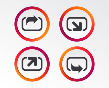 Sembolleri beyaz arka plan üzerinde paylaşın