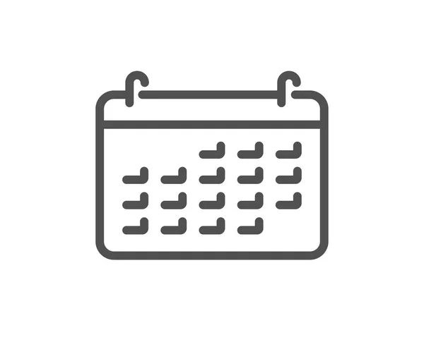 Γραμμή Εικονίδιο Ημερολογίου Λογιστική Πινακίδα Υπολογίστε Οικονομικών Σύμβολο Λογιστικού Ελέγχου — Διανυσματικό Αρχείο