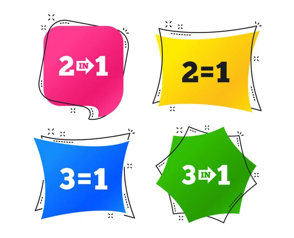Sonderangebotsymbole Nehmen Sie Zwei Zahlen Für Ein Zeichen Symbol Gewinn — Stockvektor