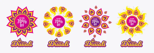 Diwali Satış Afiş Ekstra Almak Satılık Ndirim Teklif Etmek Fiyat — Stok Vektör