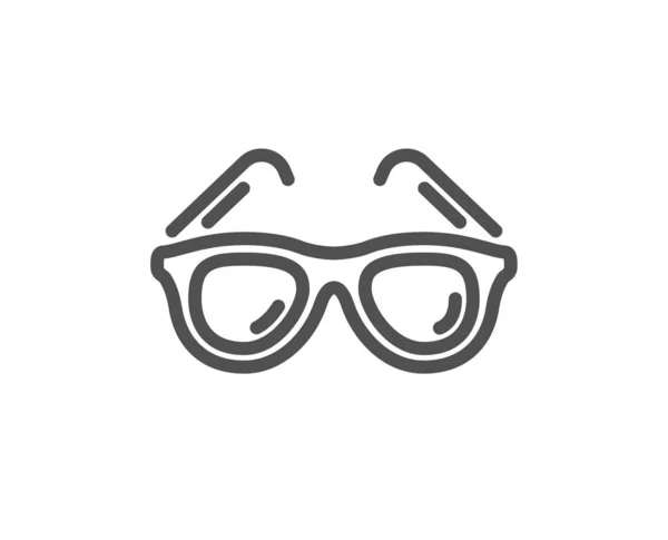 Gafas Sol Viaje Icono Línea Señal Gafas Sol Viaje Símbolo — Vector de stock