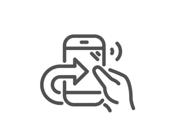 Call Center Service Line Symbol Rufzeichen Teilen Feedback Symbol Hochwertiges — Stockvektor