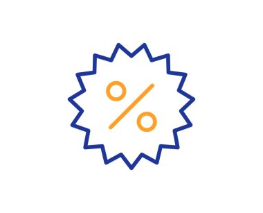 Satış teklifi tabelada beyaz arka plan