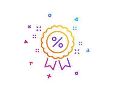 Satış teklifi tabelada beyaz arka plan