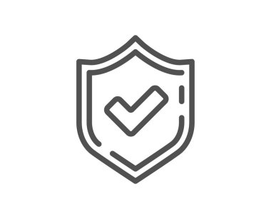 Beyaz arka plan üzerinde onay işareti işareti simgesi