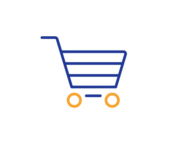 Creatieve Shopping Cart Teken Pictogram — Stockvector