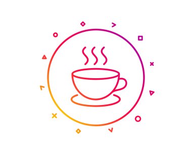 sıcak kahve satırı simgesi