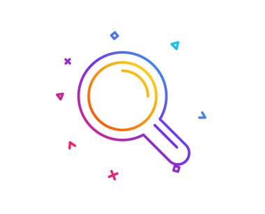 Araştırma satırı simgesi. Büyüteç simgesi. 