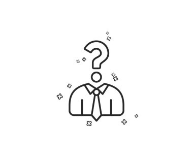 İş baş av satırı simgesi. 