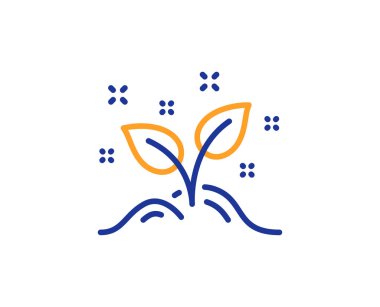 Başlangıç konsept satırı simgesi. Fikir işaret bırakır. 