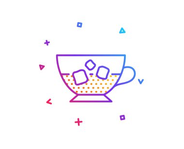 sıcak kahve satırı simgesi