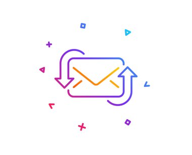 Adres satırı simgesi yenileyin. Yeni iletileri yazışma işareti.