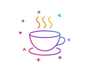 sıcak kahve satırı simgesi