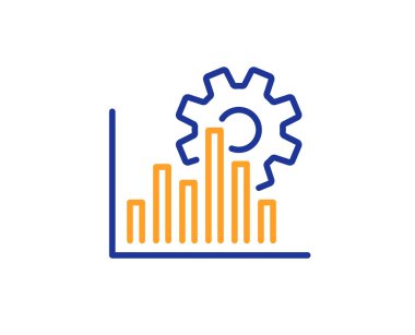 SEO grafik hat simgesi. Arama motoru optimizasyonu işareti.