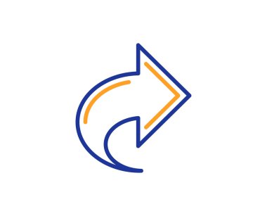 Pay ok çizgi kutsal kişilerin resmi. Bağlantı ok ucu sembolü