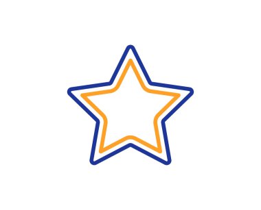 Yıldız satırı simgesi. İyi rütbe işareti.