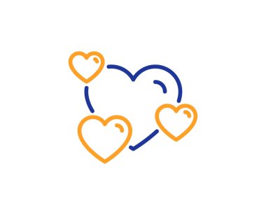 Kalpler satırı simgesi. Favori işareti gibi.