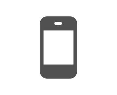 Akıllı telefon simgesi. Cep telefonu veya telefon işareti. iletişim hareket eden aygıt simgesi.