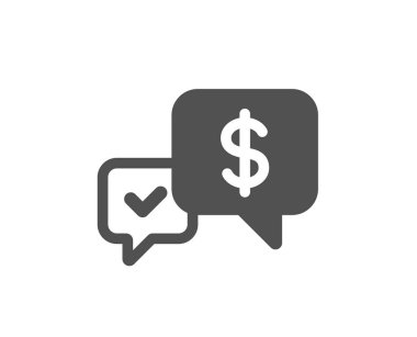 Simge ödeme. Dolar döviz işareti. Finans simgesi.