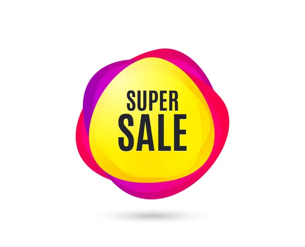 Super Verkauf Sonderangebot Preisschild Werberabatt Symbol Gradient Super Sale Tag — Stockvektor